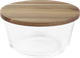 Pojemnik na żywność Homla Maira szklany z drewnianym wieczkiem 23 x 12 cm (5904183890951) - obraz 1