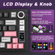 Клавиатура беспроводная AULA S75 PRO LEOBOG Seiya Switch Black Gray Pink - изображение 4