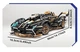 Конструктор суперкара на радиоуправлении Technic Velocity car 1:14 с подсветкой 1148 деталей черный - изображение 6