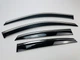 Дефлекторы окон (ветровики) для Lexus RX II 300/330/350/400 2004-2009 с нерж. хром полоской 4 шт. (HAWK) - изображение 3