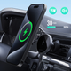 Автомобільний зарядний пристрій Aukey HD-MC13 Qi2 Wireless Charging Phone Mount - зображення 8