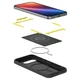 Чохол Spigen Rugged Armor MagFit до Google Pixel 9a Matte Black (ACS09041) - зображення 3