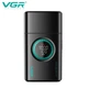 Электробритва VGR V-377 BLACK шейвер, двойное лезвие, регулировка мощности 7000-9000 RPM, LED display - изображение 1