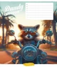 Зошити учнівські, набір 5 шт, Cool animals ВД-лак. Зошит Star у клітинку 12арк. 3518 4820006472054 - изображение 5