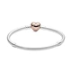 Срібний браслет Пандора Pandora з застібкою Rose 586292CZ (23) - изображение 4