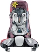 Походный рюкзак Deuter Aircontact 60 + 10 SL (Aubergine/Cranberry) (DT 3320416 5518) - изображение 3