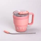 Термочашка Coffee & Tea с трубочкой, розовая, Аксессуар для напитков, Сохраняет тепло и холод - изображение 10