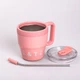 Термочашка Coffee & Tea с трубочкой, розовая, Аксессуар для напитков, Сохраняет тепло и холод - изображение 12
