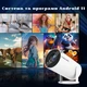 Проектор Magcubic HY300 PRO в комплекте со штативом и экраном 100” – портативный смарт-проектор на Android, 4K, Wi-Fi, Bluetooth White - изображение 12