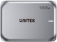 Настільний зарядний пристрій Unitek GaN 188W 2xUSB-A 3xUSB-C Space Grey (P1234AGY01-EU) - зображення 4