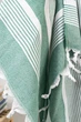 Пляжное полотенце Linen Green 90х180 см зеленое - изображение 2