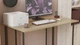 Письмовий стіл Ferrum-decor Ханна 75x120x60 чорний ДСП Дуб Сонома 16мм (FRD-103482) - зображення 3