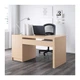 Письменный стол IKEA MALM 140x65 см дубовый шпон беленый 203.598.23 - изображение 4