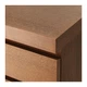 Письменный стол IKEA MALM 140x65 см коричневая морилка ясеневый шпон 203.275.06 - изображение 3