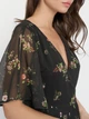 Сукня Vero Moda чорний в квіти CNEGP268 S - изображение 4