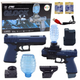 Пістолет автоматичний LEAN Toys Glock на гідрогелеві кульки Синій 24830 (5905991058809) - зображення 4