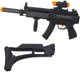 Karabin maszynowy LEAN Toys ze światłem i dźwiękiem 62 cm Czarny 24826 (5905991058762) - obraz 3