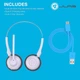 Наушники JLAB GO Work Pop Wireless Headphones Lilac (IEUHBGWRKPOPRLLC4) - изображение 4