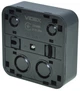Розетка черная накладная, без заземления VIDEX BINERA IP20 (VF-BNS21-BG) - изображение 4