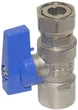 Шариковый кран прямой с накидной гайкой BIANCHI 1/2х1/2" внутренняя резьба, blue/синий (528004040E) - изображение 2