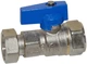 Шариковый кран прямой с накидной гайкой BIANCHI 3/4х3/4" внутренняя резьба, blue/синий (528005050E) - изображение 1