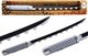 Miecz samurajski LEAN Toys Nichirin na baterie z dźwiękiem Czarno-srebrzysty 11149 (5905991032205) - obraz 4