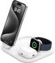 Ładowarka bezprzewodowa Belkin BoostCharge Magnetic 3w1 Qi2 15W White (WIZ029VFWH) - obraz 4