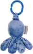 Maskotka Nattou Ośmiorniczka z wibracjami i zawieszką Lapidou 20 cm Niebieska (5414673876520) - obraz 1