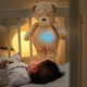 Zabawka z lampką nocną Nattou Sleepy Bear muzyczna z czujnikiem płaczu Beżowa 876612 (5414673876612) - obraz 3