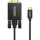 Кабель мультимедийный USB-C to VGA 1.8m FHD60Hz black Choetech (XCV-1801-BK) - изображение 1
