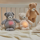 Zabawka z lampką nocną Nattou Sleepy Bear muzyczna z czujnikiem płaczu Jasny brąz 876551 (5414673876551) - obraz 3