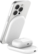 Ładowarka indukcyjna Belkin BoostCharge Magnetic 2w1 Qi2 15W White (WIZ028VFWH) - obraz 4