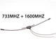 ELRS DualBand Антенна DT73316 / двухчастотная / 733 МГц + 1600 МГц / IPEX - изображение 1
