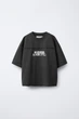 Подростковая футболка для мальчика Zara 7878/634 152 см Антрацит - изображение 1
