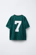 Подростковая футболка для мальчика Zara 7099/605 140 см Зеленый - изображение 3