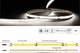 Світлодіодна стрічка MW Lighting Тип COB 5 Вт 320 кристалів/м² CRI >90 24 6500K IP20 5 м білий (UQS-COB-5W-W-24V-5m) - зображення 4