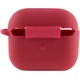 Силиконовый футляр для наушников AirPods 3 Красный / Rose Red - изображение 3