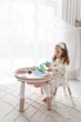 Дитячий столик зі стільчиком POPPET Мультиплей Роуз 5 в 1 (PP-011R) - зображення 11