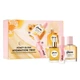 Подарочный набор Gisou Honey Gloss Hydration Trio (масло для волос 20 мл, масло для губ 8 мл, парфюм 50 мл) - изображение 1