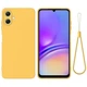 Силиконовый (TPU) чехол Deexe Silicone Case для Samsung Galaxy A07 (A075) - Yellow - изображение 1