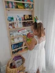 Книжная полка в детскую для книг учебников игрушек 100x54x10 см до 25 кг - изображение 7