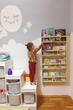 Книжная полка в детскую для книг учебников игрушек 100x54x10 см до 25 кг - изображение 3