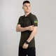 Военное мужское поло с липучками под шевроны 2XL олива (TSpl3107kh) - изображение 3