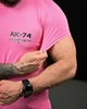 Летний мужской костюм с принтом АК-74 футболка+шорты XL розовый (92931) - изображение 5