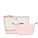 Косметичка 2 в 1 Рожева Victoria's Secret 2-Piece Makeup Bag Heritage Stripe - зображення 3