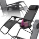 Шезлонг GardenLine Relax Black до 130 кг - изображение 7