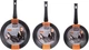 Набор сковородок Krauff Smart Handle алюминиевая со съемной ручкой 24 см + 26 см + 28 см (25-305-082) - изображение 1
