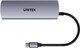 USB-хаб Unitek uHUB Q4 4-in-1 10Gbps USB-C Hub with 4 Ports USB-A (H1112EGY01) - зображення 4