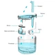 Питьевой фонтан поилка для кошек и собак NPET WF050TP 1.5L с фильтром прозрачный - изображение 3