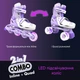 Роликові ковзани Neon Combo, розмір 30-33, фіолетовий - зображення 8